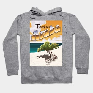 Aruba travel poster Hoodie